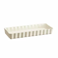 Emile Henry 13.6" X 5.1" Slim Tart Dish | Clay