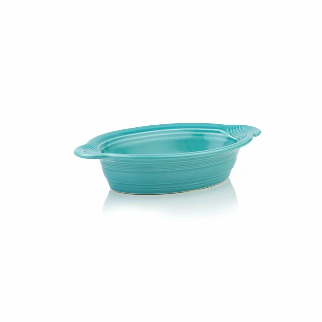 Fiesta® 13oz Individual Casserole Dish | Turquoise 3 Fiesta® 13oz Individual Casserole Dish | Turquoise