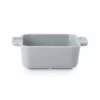 CorningWare Modern Stoneware 5.5" X 7" Mini Square Baking Dish/Cocotte | Ash -Baking pan Shop 1136604 cw bakeware silo square modern ash square cocotte 1