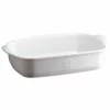 Emile Henry Ultime Collection 11.5" X 7.5" Rectangular Baking Dish | Flour -Baking pan Shop 119650 small rectangular baking dish
