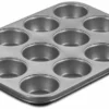 Cuisinart Chef's Classic Nonstick Bakeware | 12-Cup Muffin/Cupcake Pan -Baking pan Shop 12 muffin cup cake pan popup