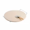 Typhoon Living Collection | Pizza Stone With Rack & Cutter - 13" -Baking pan Shop 1400.303u 1 onwhite1