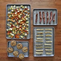 USA Pan Nonstick Extra Large Sheet Pan & Cooling Rack Set -Baking pan Shop 1607cr collections of usa pan