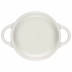 Le Creuset 8oz Mini Round Cocotte Eiffel Tower Collection | White -Baking pan Shop 16931scr d5a51aceee5201e