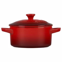 Le Creuset 8oz Mini Round Cocotte Eiffel Tower Collection | Cerise -Baking pan Shop 16933scr f14594412cad3b8