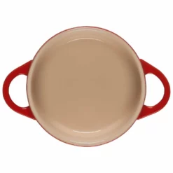 Le Creuset 8oz Mini Round Cocotte Eiffel Tower Collection | Cerise -Baking pan Shop 16935scr 1106064d0ca4516
