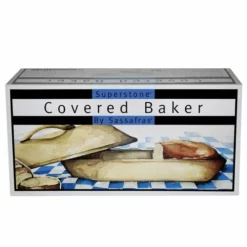 Sassafras Superstone Covered Bread Baker | Unglazed