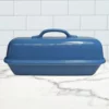 Sassafras Superstone Covered Bread Baker | Blue Glaze