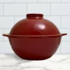 Sassafras Superstone Bread Dome | Red Glaze