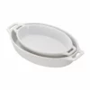 Staub 2-Piece Oval Baking Dish Set | White -Baking pan Shop 2 piece oval baking dish set white