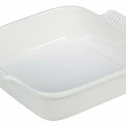 Le Creuset 3 Qt. Square Heritage Dish | White
