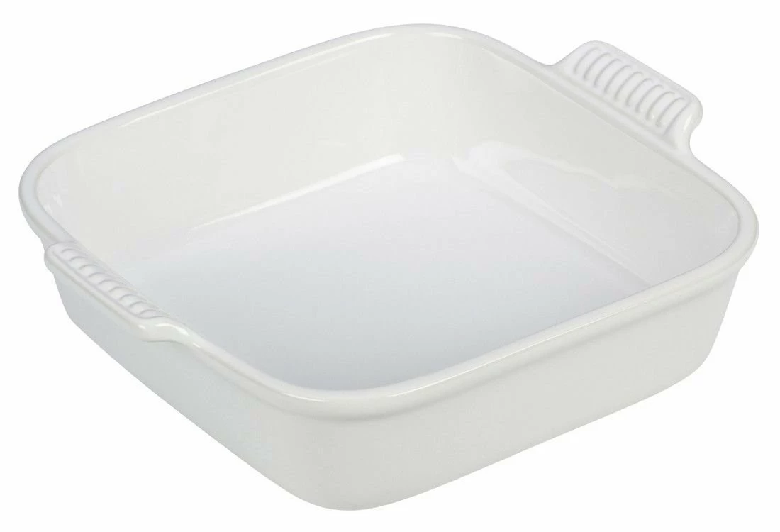 Le Creuset 3 Qt. Square Heritage Dish | White