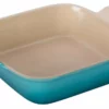 Le Creuset 3 Qt. Square Heritage Dish | Caribbean Blue -Baking pan Shop 3 qt heritage square dish pg0800 2317 caribbean blue