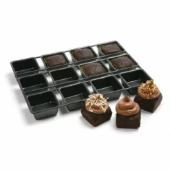 Norpro Square Cupcake Pan (Nonstick) -Baking pan Shop 3998 norpro square dessert pan