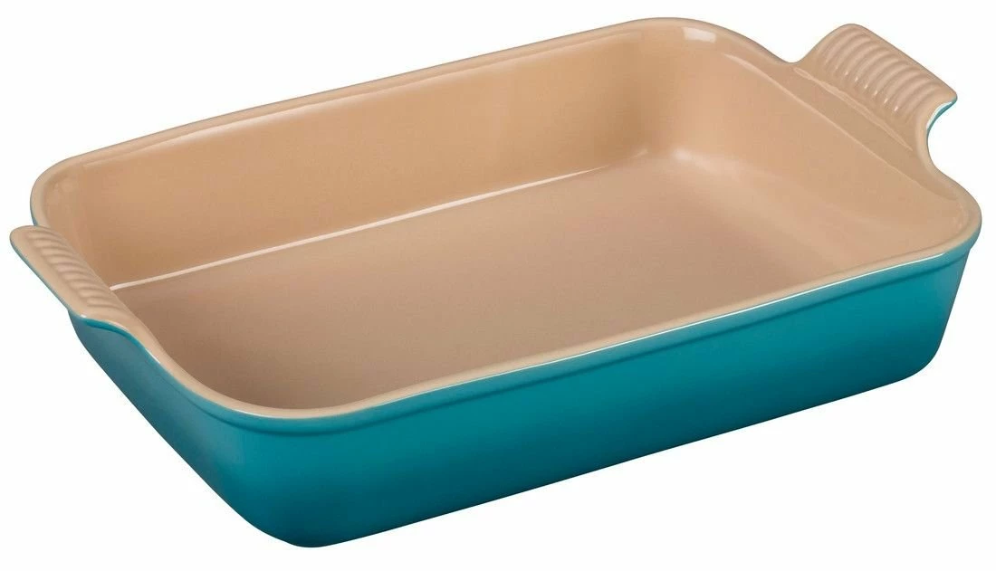 Le Creuset 4 Qt. Rectangular Heritage Baking Dish | Caribbean Blue