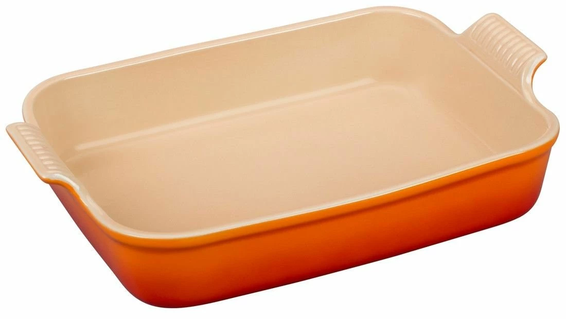 Le Creuset 4 Qt. Rectangular Heritage Baking Dish | Flame Orange