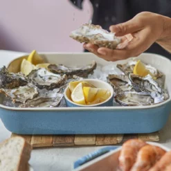 Staub 3-Piece Rectangular Baking Dish Set | Rustic Turquoise -Baking pan Shop 40508 172 0 ls2 1