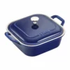 Staub 9" X 9" Square Covered Baking Dish | Dark Blue -Baking pan Shop 40508 637 1