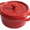 Staub 3-Piece Mini Round Cocotte Set | Cherry Red -Baking pan Shop 40511420 13 compressed