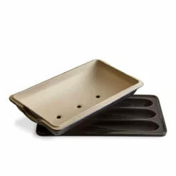 Emile Henry Baguette Baker | Charcoal -Baking pan Shop 495506baguette baker c