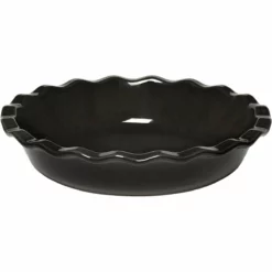 Emile Henry 9" Pie Dish | Charcoal