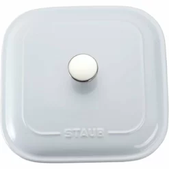 Staub 9" X 9" Square Covered Baking Dish | White -Baking pan Shop 61xxwq5vyhl. ac sl1500