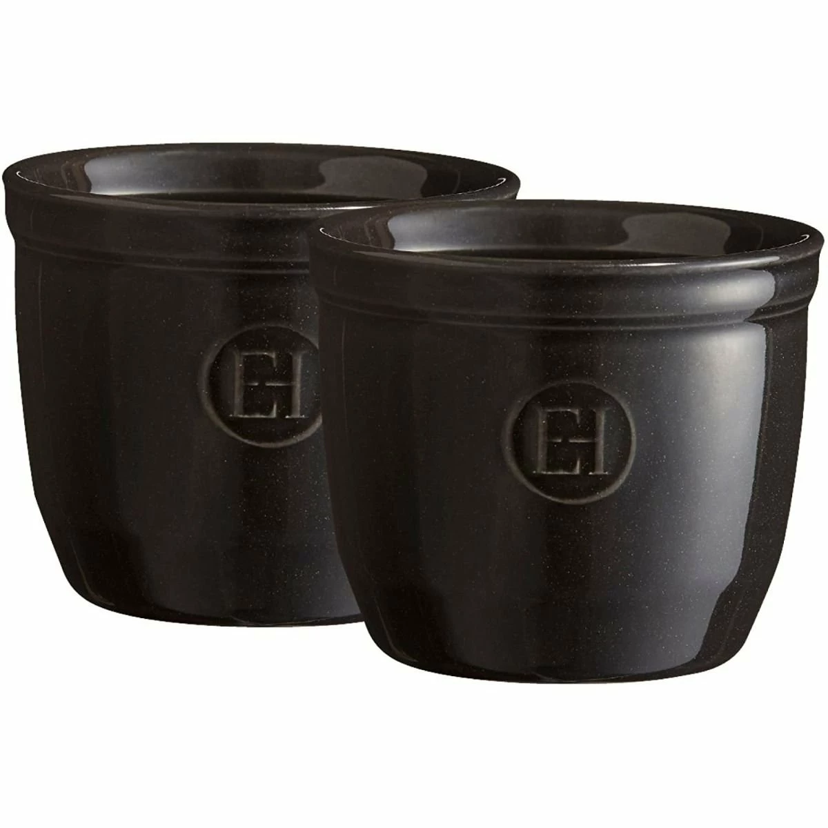 Emile Henry 3.25" X 2.75" Ramekins (Set Of 2) | Charcoal 3 Emile Henry 3.25" X 2.75" Ramekins (Set Of 2) | Charcoal