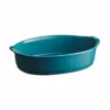 Emile Henry Ultime Collection 10.5" X 7" Oval Baking Dish | Mediterranean Blue -Baking pan Shop 71atidtyv1l. ac sl1500