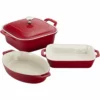 Staub 4-Piece Baking Dish Set | Cherry Red -Baking pan Shop 71c7bqf4rbl. ac sl1500