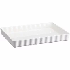 Emile Henry 13.4" X 9.5" Rectangular Tart Dish | Flour