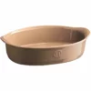 Emile Henry Ultime Collection 10.5" X 7" Oval Baking Dish | Oak -Baking pan Shop 71um2sxpchl. ac sl1500