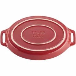 Staub 2-Piece Oval Baking Dish Set | Cherry -Baking pan Shop 71wzupyx9cl. ac sl1500