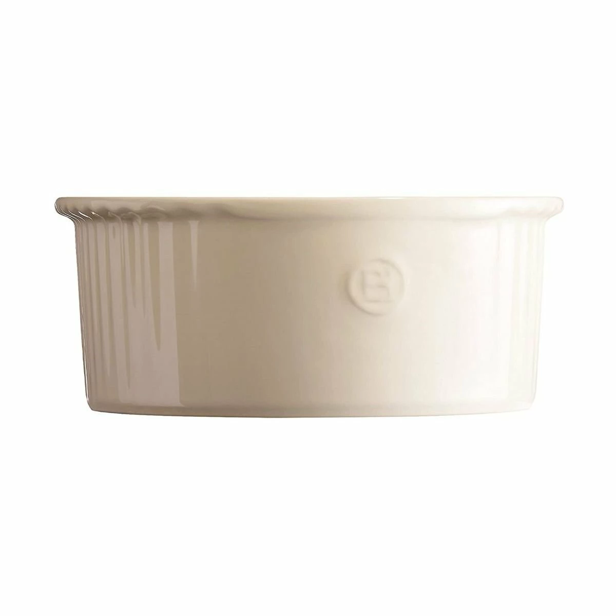 Emile Henry 9" X 8.3" Souffle Dish | Clay 4 Emile Henry 9" X 8.3" Souffle Dish | Clay - Image 2