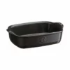 Emile Henry Ultime Collection 8.7" X 5.5" Rectangular Baking Dish | Charcoal -Baking pan Shop 799649 individual rectangular baking dish