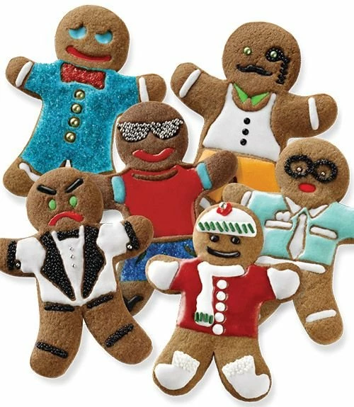 Tovolo Set Of 3 Reversible Gingerbread Boy Cookie Cutters / Stamps 4 Tovolo Set Of 3 Reversible Gingerbread Boy Cookie Cutters / Stamps - Image 2
