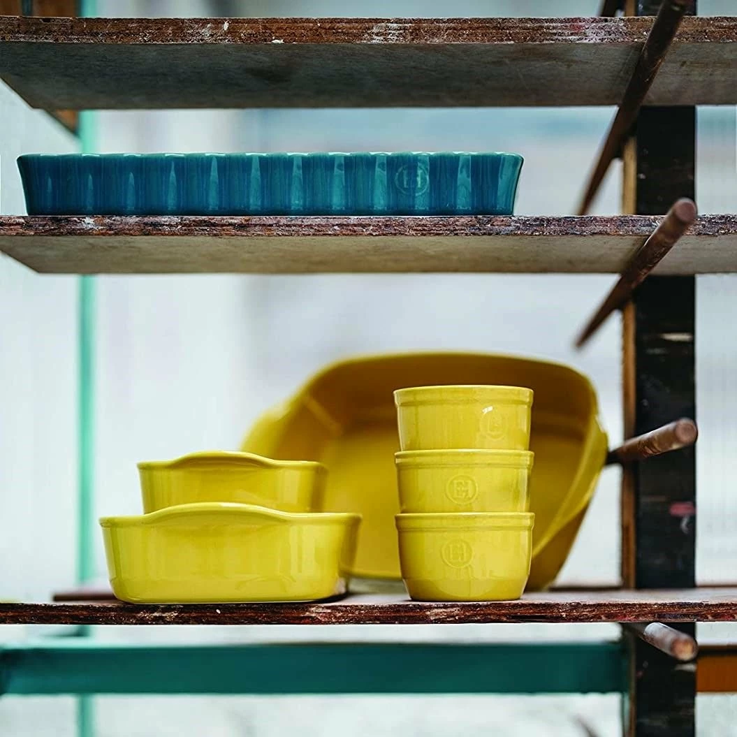 Emile Henry 4" X 2.5" Ramekins (Set Of 2) | Provence Yellow 4 Emile Henry 4" X 2.5" Ramekins (Set Of 2) | Provence Yellow - Image 2