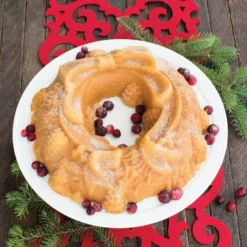 Nordic Ware Holiday Wreath Pan -Baking pan Shop 85348 nordic ware holiday wreath bundt pan