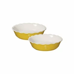Emile Henry Mini Pie Dish (Set Of 2) | Leaves -Baking pan Shop 856122 2 set of 2 mini pie dishes
