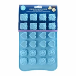 R&M International More Than Baking Silicone Mold | Present, Heart & Rose -Baking pan Shop 9000 web