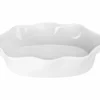 BIA Cordon Bleu 2.75 Qt. Ruffled Edge Oval Baker -Baking pan Shop 900551 2.75qt ruffled edge baker