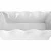 BIA Cordon Bleu 3 Qt. Ruffled Edge Rectangular Baker -Baking pan Shop 900585 3qt ruffled edge rectangular baker
