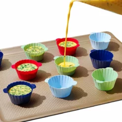 OXO Good Grips Silicone Baking Cups | Green, Red, Blue, Navy -Baking pan Shop 91zyyvvy2tl. ac sl1500