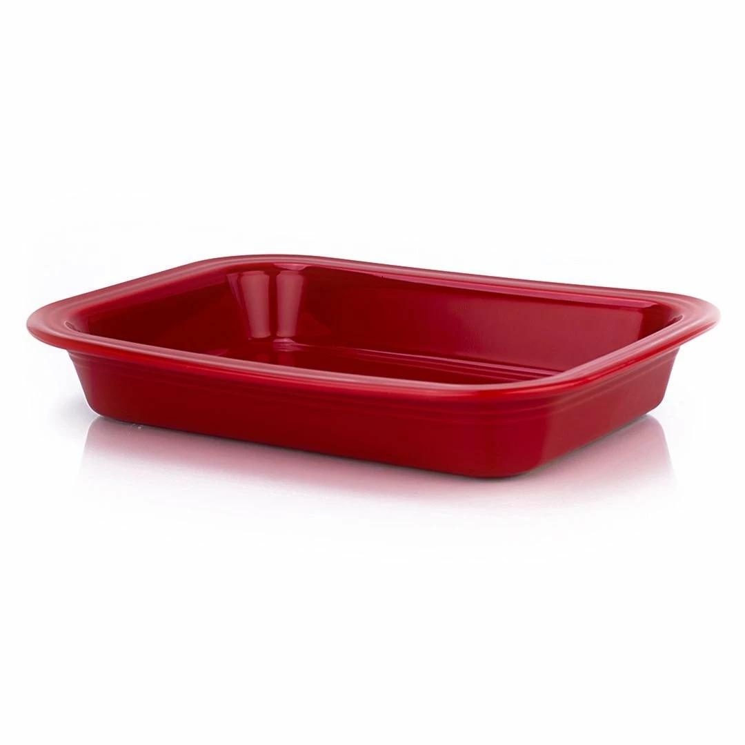Fiesta® 9" X 13" Rectangular Baker | Scarlet 3 Fiesta® 9" X 13" Rectangular Baker | Scarlet