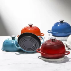 Le Creuset 9.5" Signature Bread Oven | Flame -Baking pan Shop all lifestyle no white 1 1