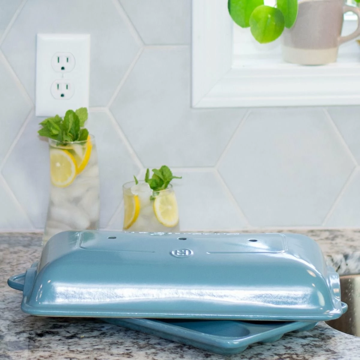 Emile Henry Baguette Baker | Blue Lagoon 4 Emile Henry Baguette Baker | Blue Lagoon - Image 2