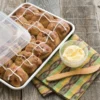Nordic Ware Naturals Baker's Quarter Sheet With Lid -Baking pan Shop baker s quarter sheet pan with lid 45303