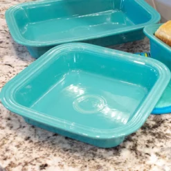 Fiesta® 9" X 9" Square Baker | Turquoise -Baking pan Shop bundle lifestyles 6 3 21 209