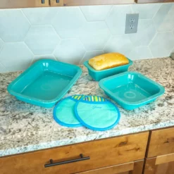 Fiesta® 5-Piece Baking Set | Turquoise -Baking pan Shop bundle lifestyles 6 3 21 263