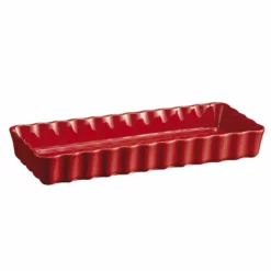 Emile Henry 13.6" X 5.1" Slim Tart Dish | Burgundy