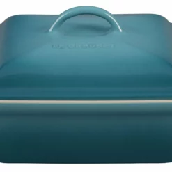 Le Creuset 2.5 Qt. Square Heritage Covered Casserole | Caribbean Blue